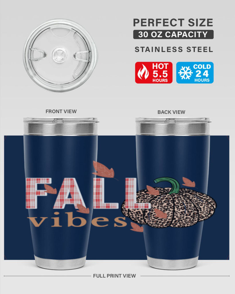 Happy Thanksgiving 252#- fall- Tumbler