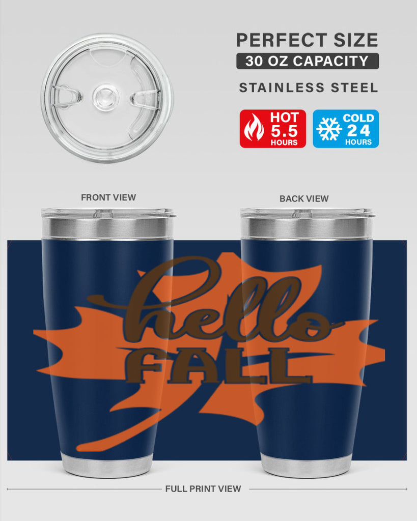 Hello Fall 273#- fall- Tumbler