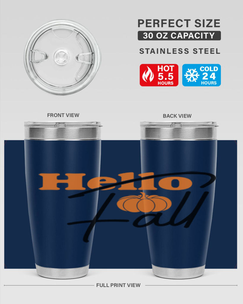 Hello Fall 279#- fall- Tumbler
