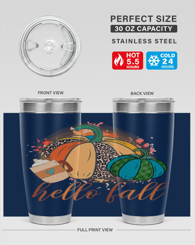 Hello Fall 282#- fall- Tumbler
