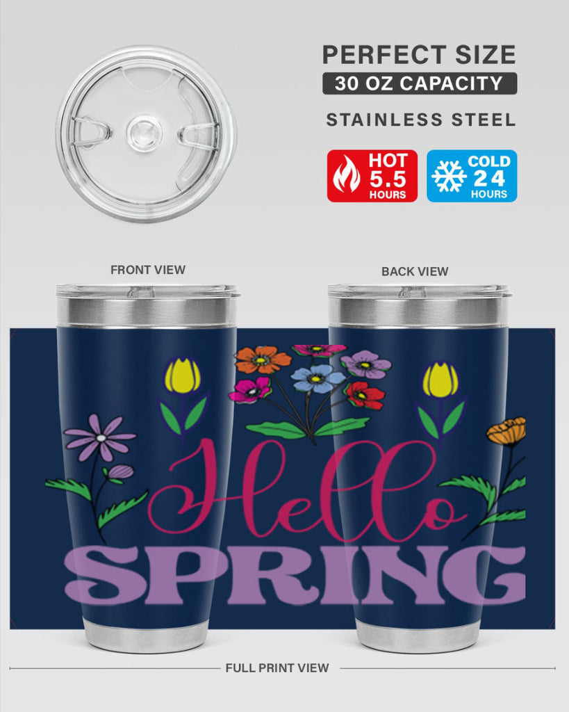 Hello Spring  233#- spring- Tumbler