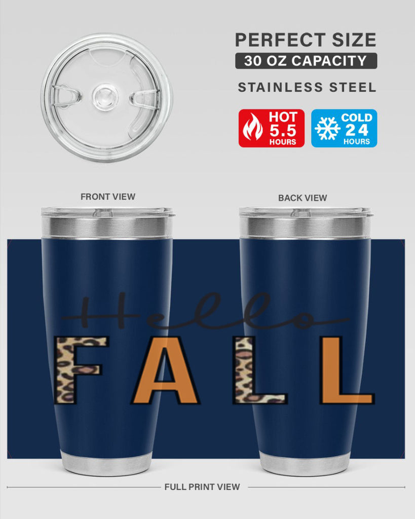 Hello fall 276#- fall- Tumbler