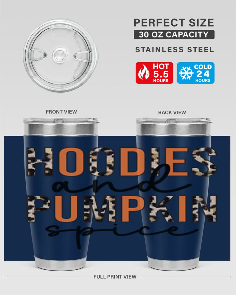 Hoodies and pumpkin spice 317#- fall- Tumbler