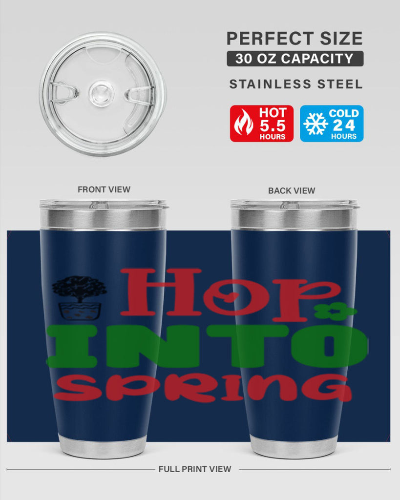 Hop into Spring 251#- spring- Tumbler