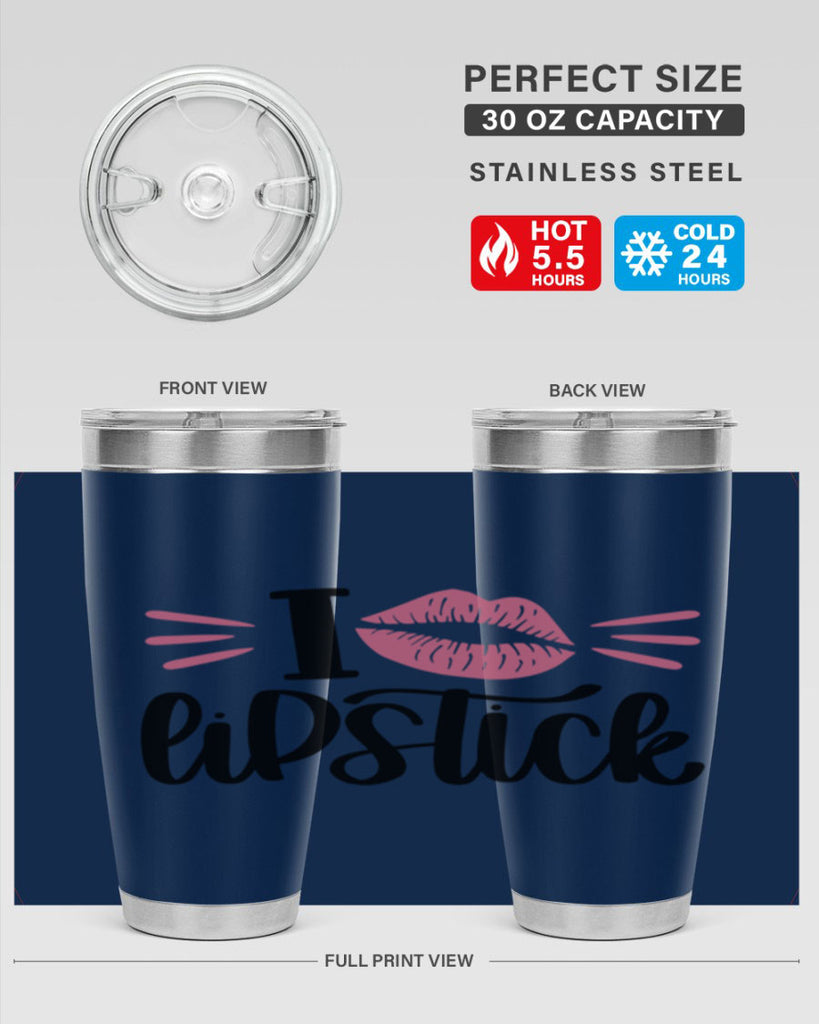 I Love Lipstick Style 86#- make up- Tumbler