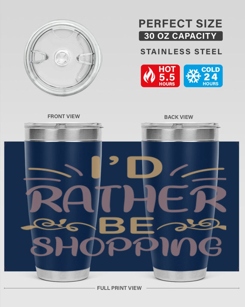 Id Rather Be Shopping 109#- fashion- Cotton Tank