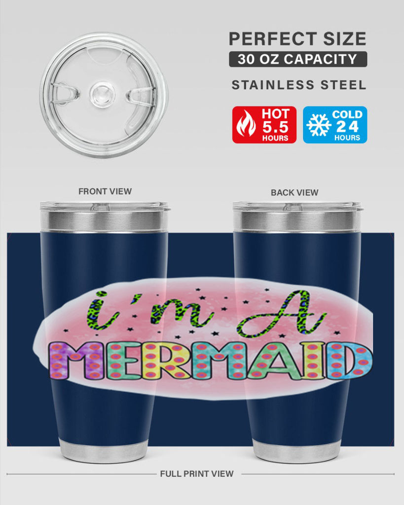 Im A Mermaid 255#- mermaid- Tumbler