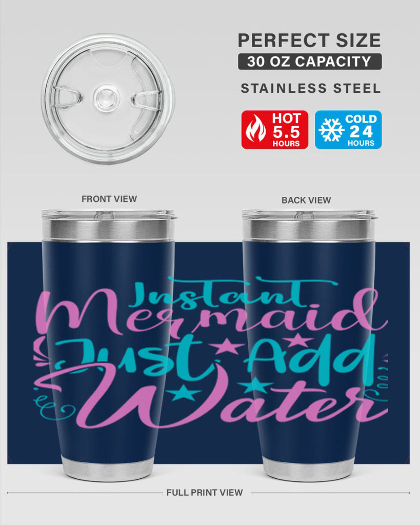 Instant Mermaid Just Add Water 271#- mermaid- Tumbler