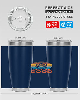 Its Owl Good Retro Owl A TurtleRabbit 10#- owl- Tumblers