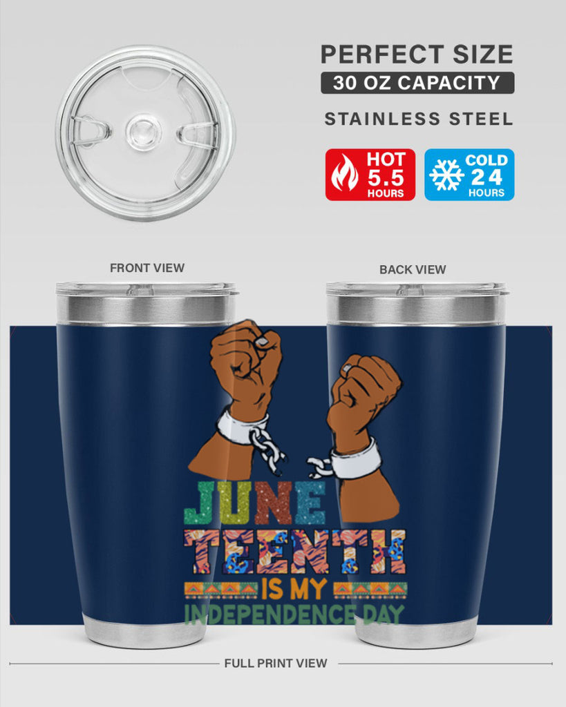 Juneteenth Is My Independence Day Png 29#- Juneteenth- tumbler