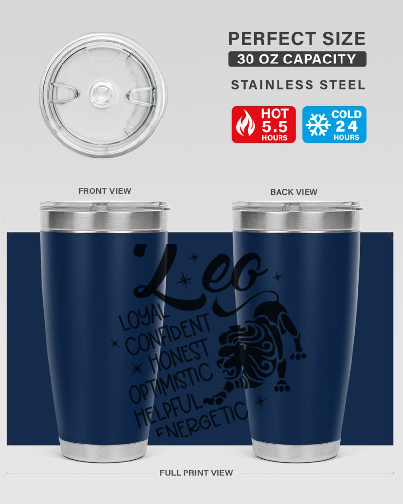 Leo 282#- zodiac- Tumbler