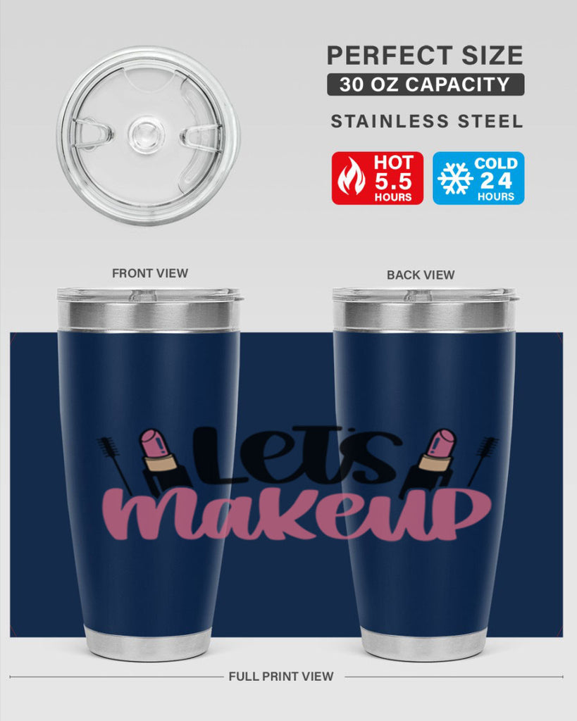 Let∩s Makeup Style 62#- make up- Tumbler