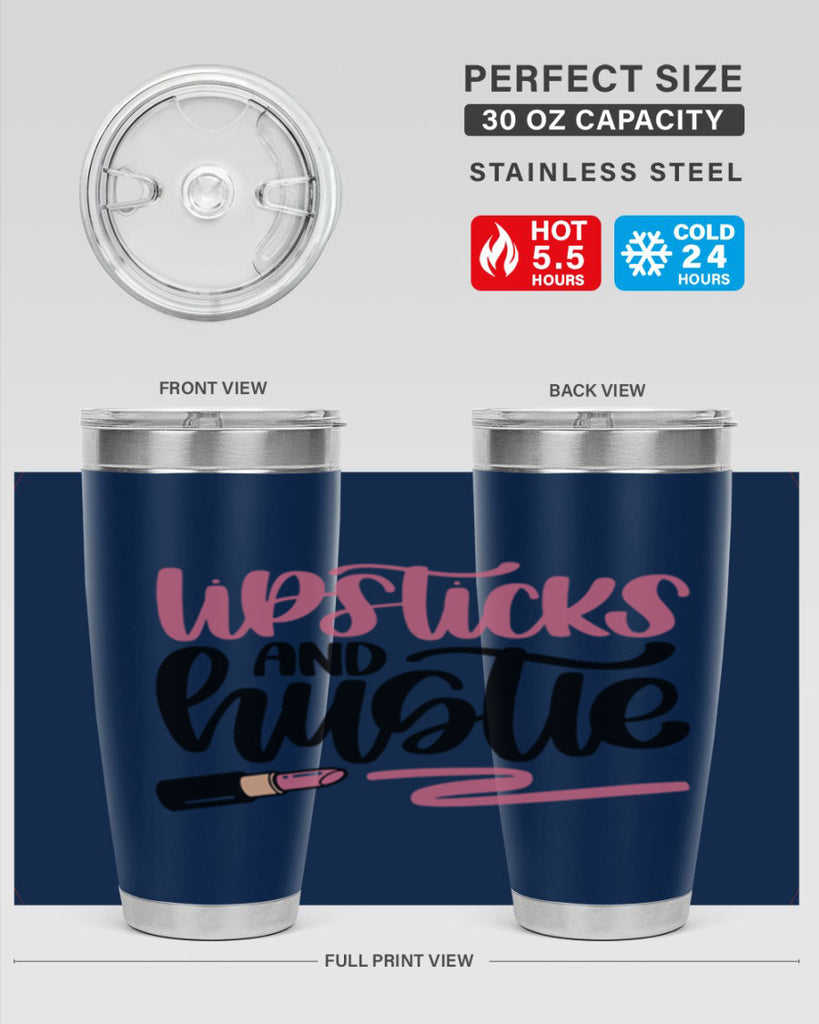 Lipstick And Hustie Style 59#- make up- Tumbler