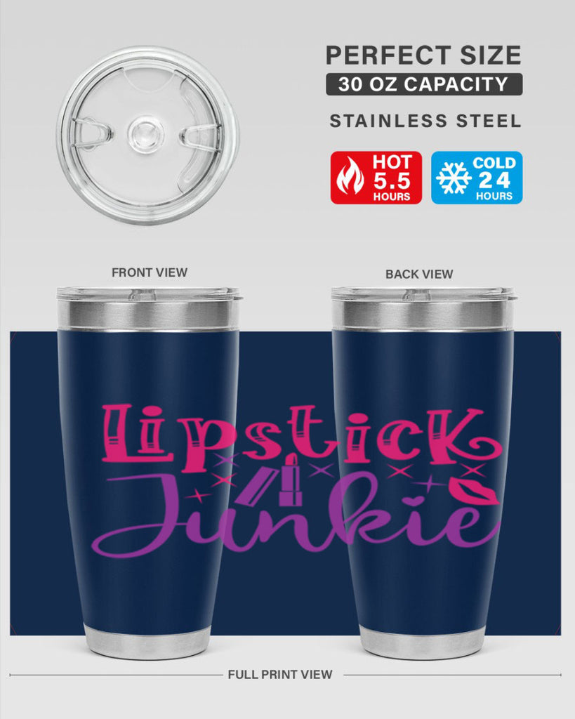 Lipstick Junkie Style 228#- make up- Tumbler