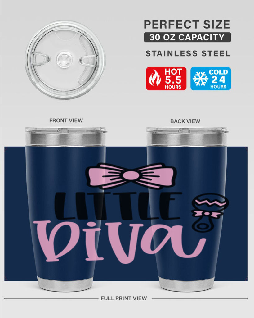 Little Diva Style 63#- baby- tumbler