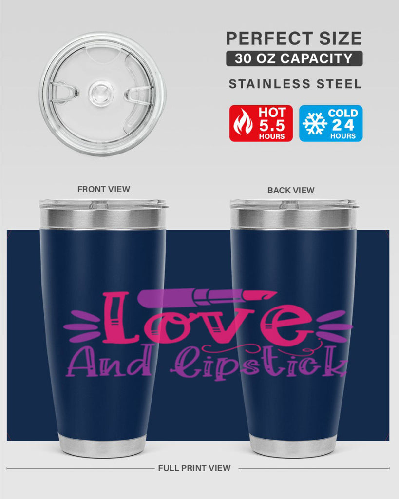 Love And Lipstick Style 225#- make up- Tumbler