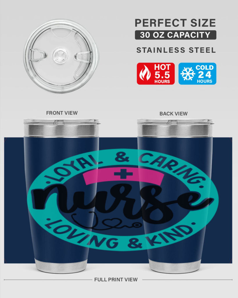 Loyal Caring Nurse Loving Kind Style Style 133#- nurse- tumbler