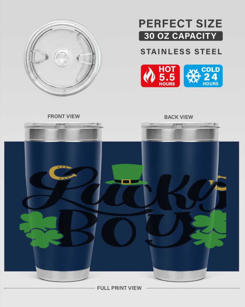 Lucky Boy Style 59#- St Patricks Day- Tumbler
