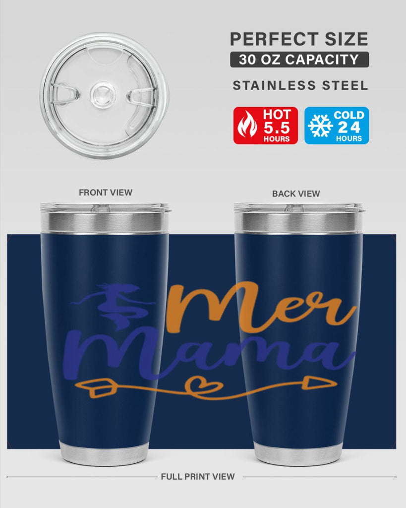 Mer Mama 331#- mermaid- Tumbler