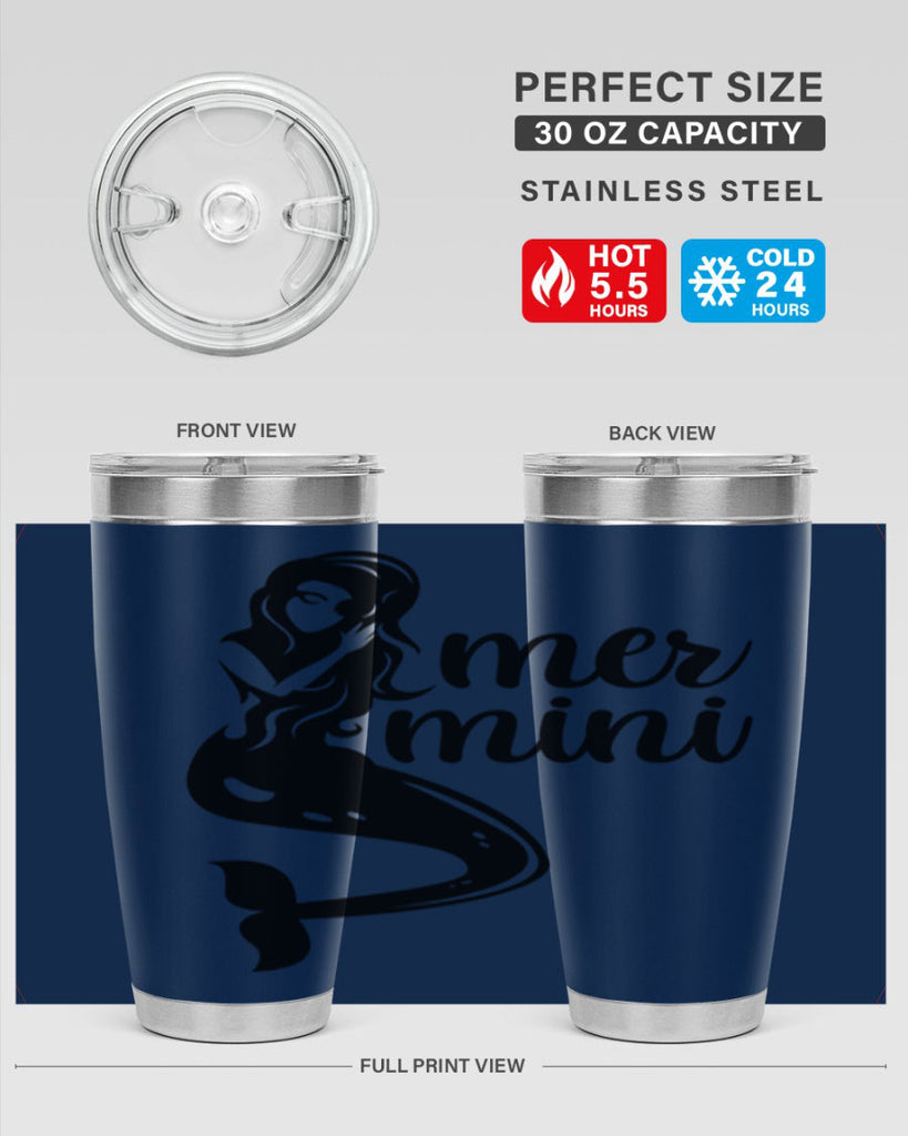 Mer mini 352#- mermaid- Tumbler