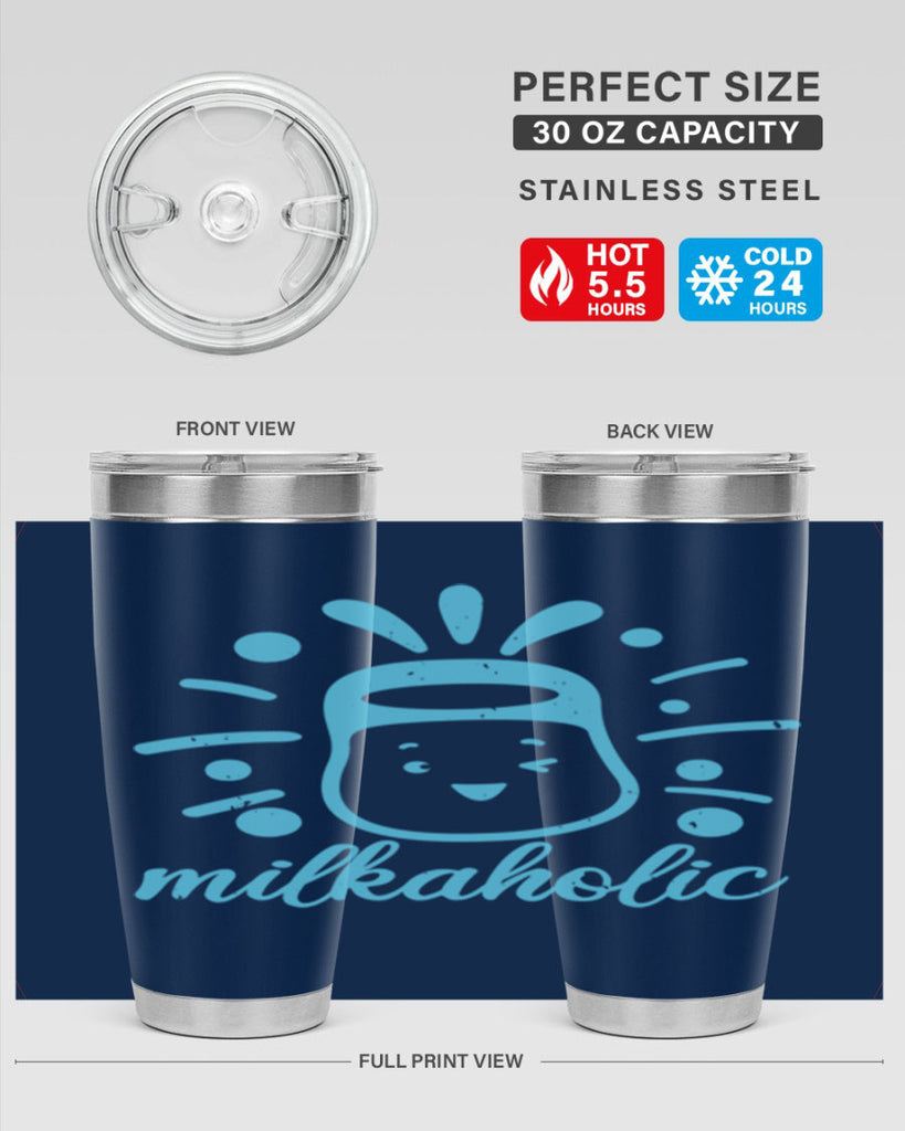 Milkaholic Style 29#- baby shower- tumbler