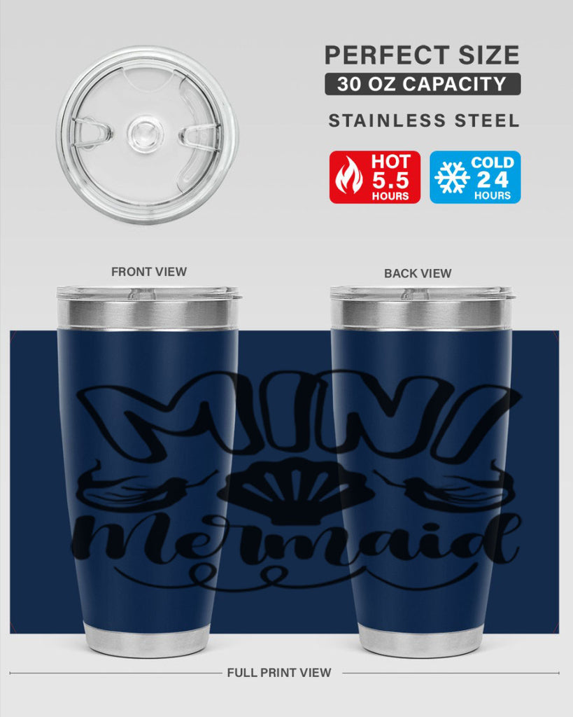 Mini mermaid 506#- mermaid- Tumbler