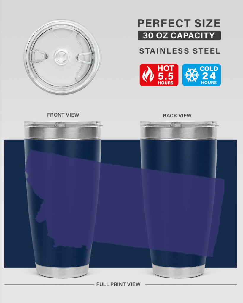 Montana 25#- stateflags- Tumbler