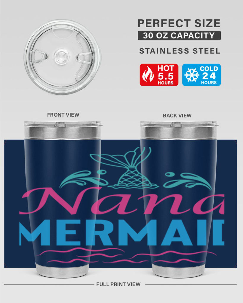 Nana Mermaid Design 518#- mermaid- Tumbler