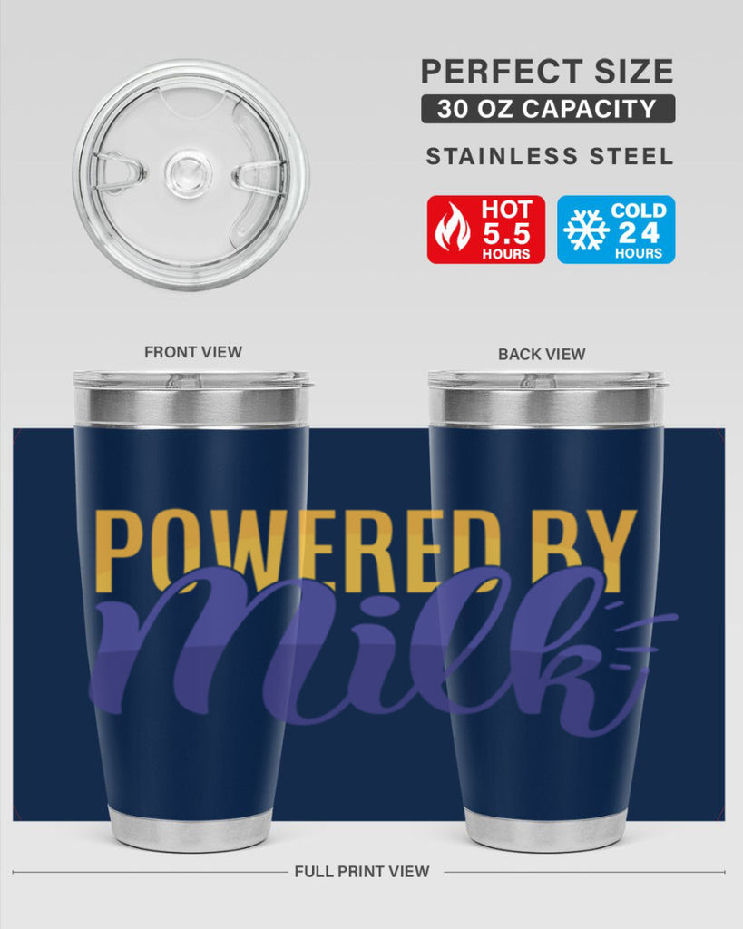 Powered By Milk Style 204#- baby- tumbler