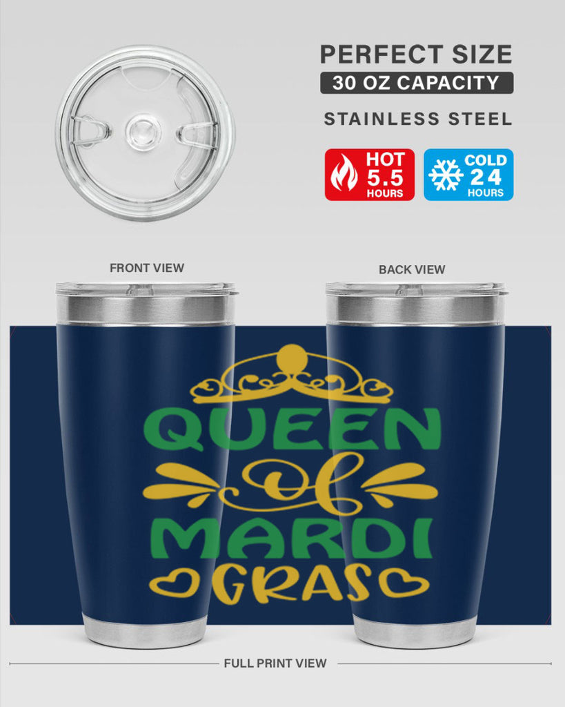 Queen Of Mardi Gras 134#- fashion- Cotton Tank