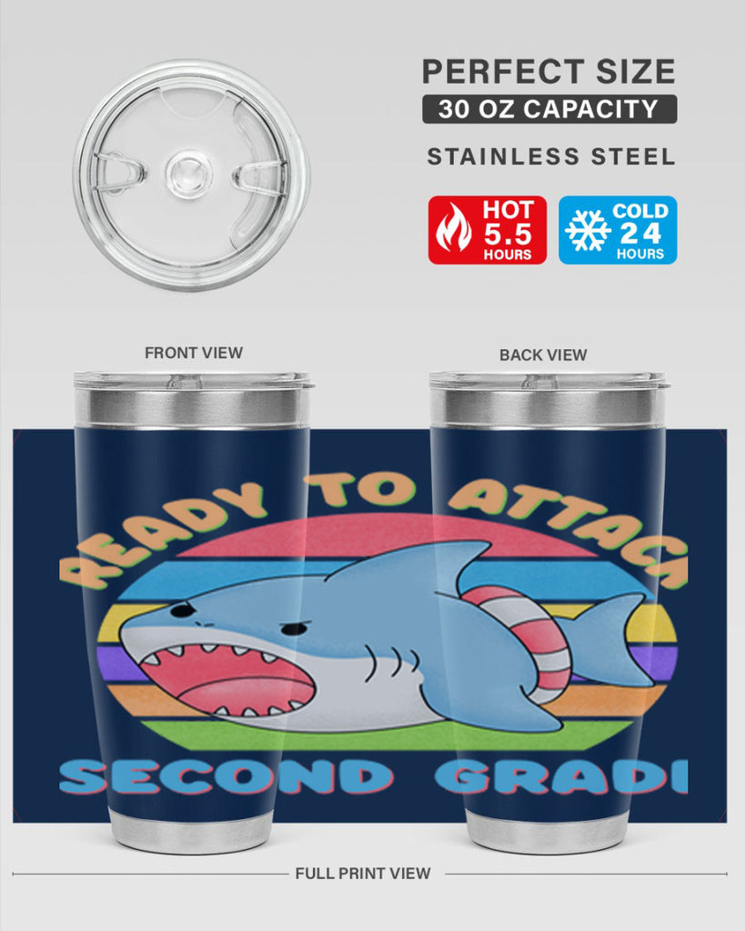 Ready to Attack 2nd Grade 19#- second grade- Tumbler