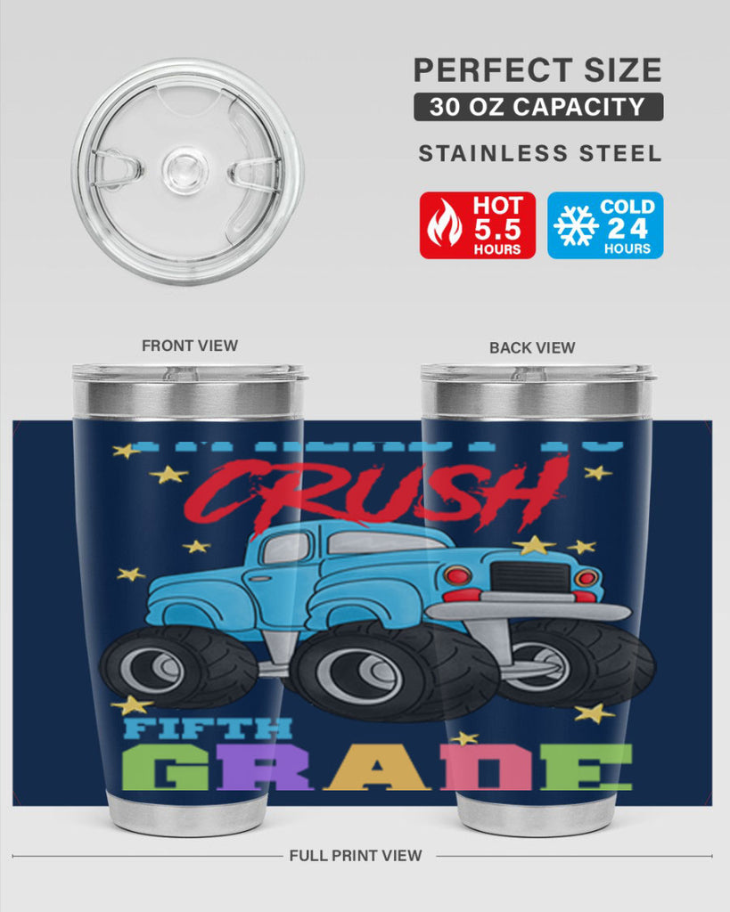 Ready to Crush 5th Grade 22#- 5th grade- Tumbler