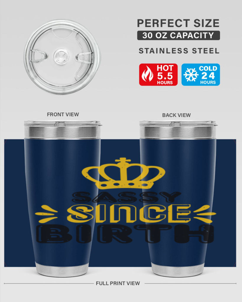 Saddy since birth Style 16#- baby shower- tumbler