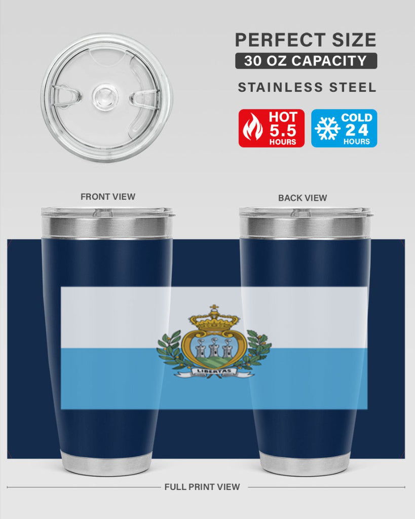 San Marino 48#- world flags- Tumbler