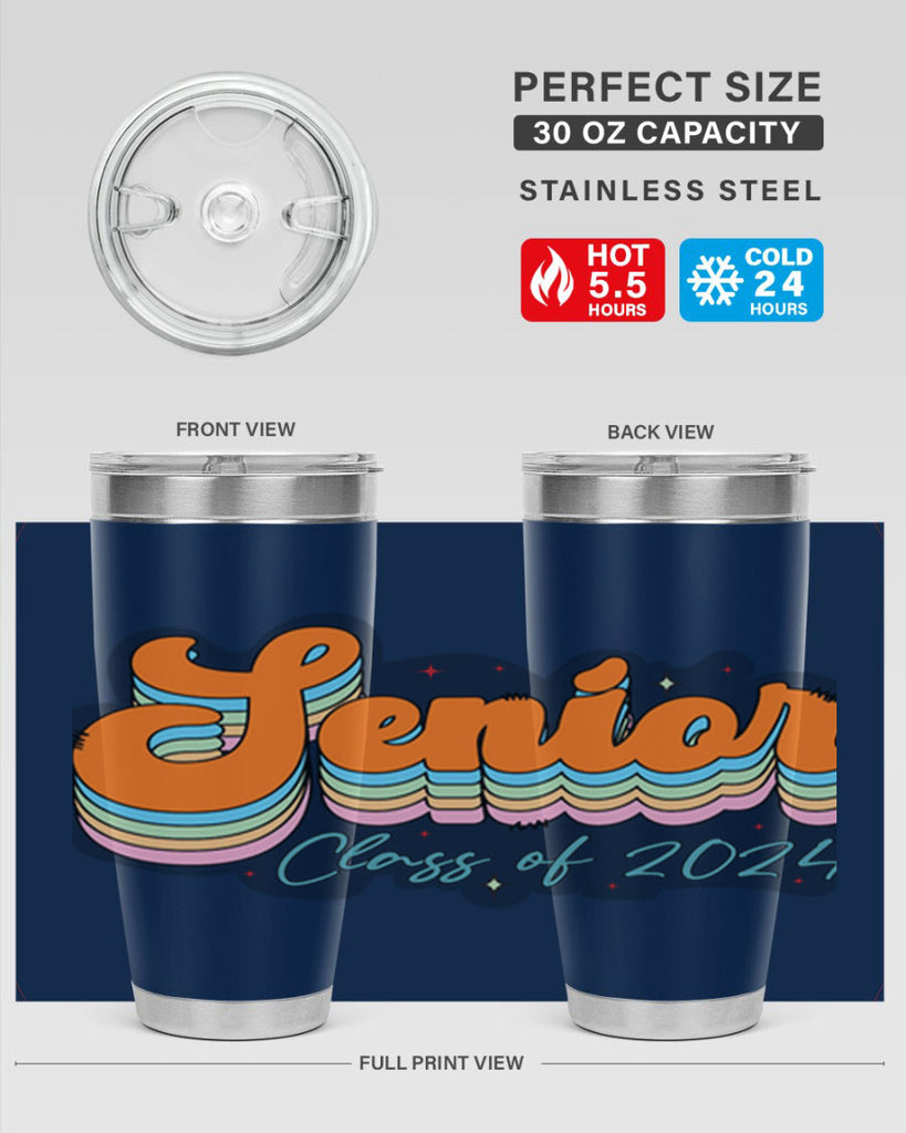 Senior class of 2024 18#- 12th grade- Tumbler