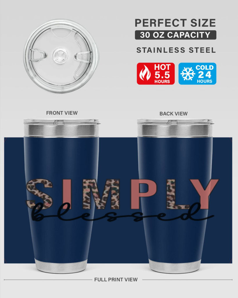Simply blessed 575#- fall- Tumbler