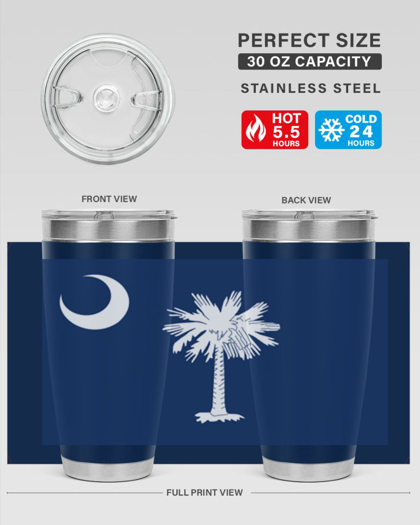South Carolina 12#- Us Flags- Tumbler