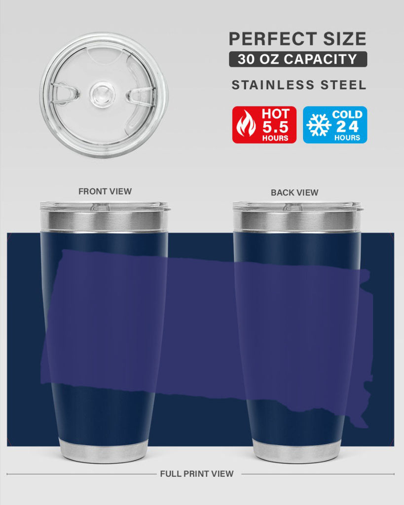 South Dakota 10#- stateflags- Tumbler