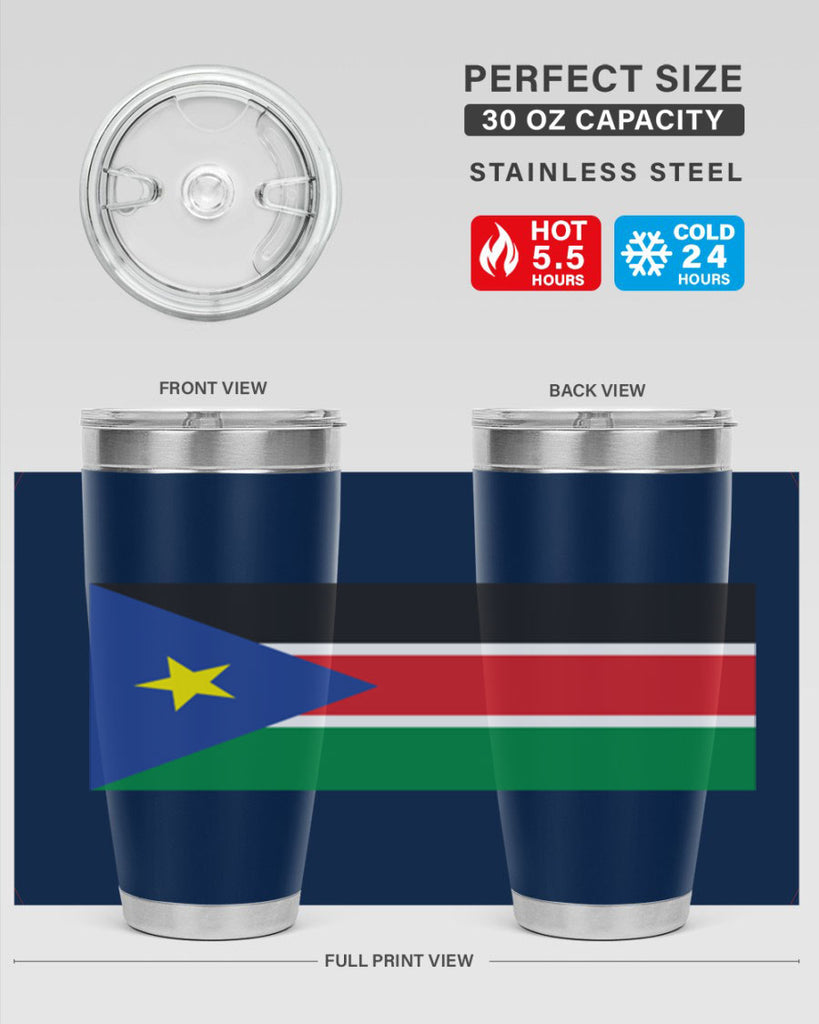 South Sudan 34#- world flags- Tumbler