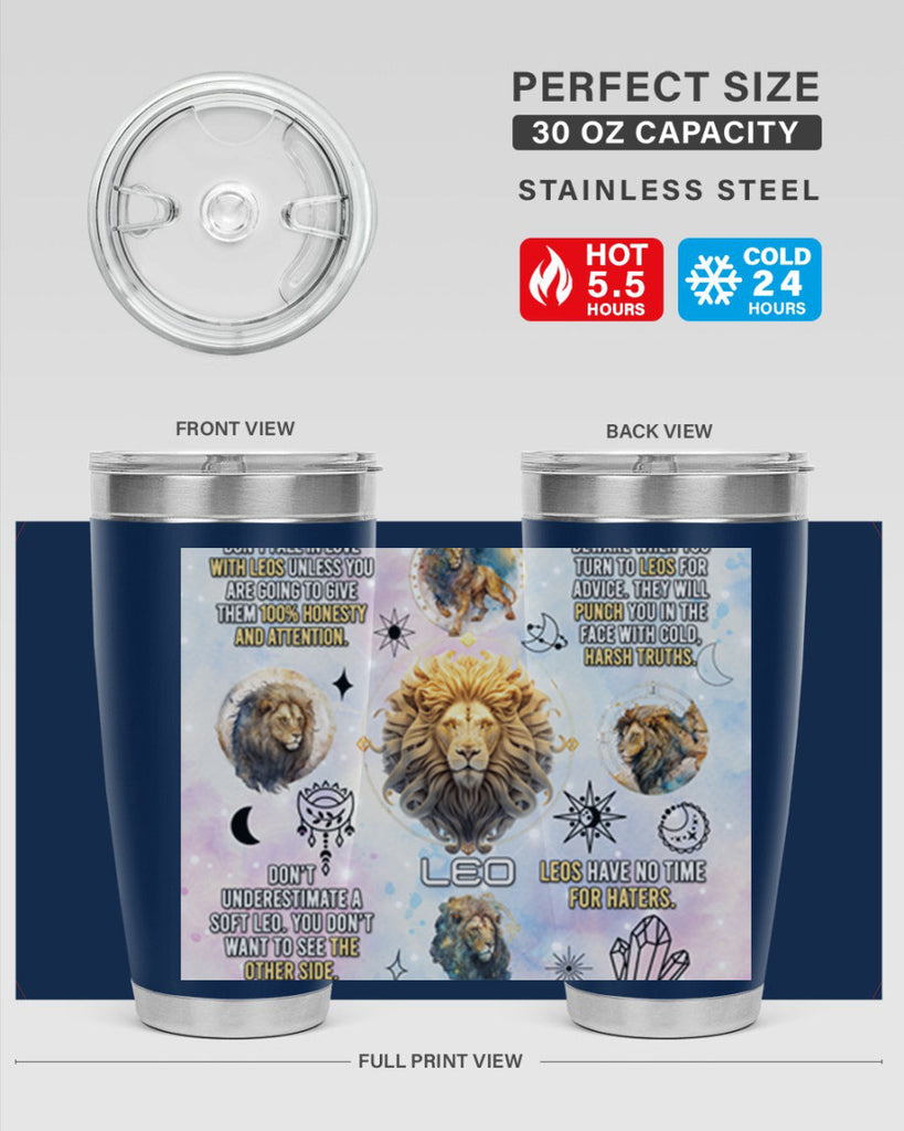 StraightLeo 473#- zodiac- Tumbler