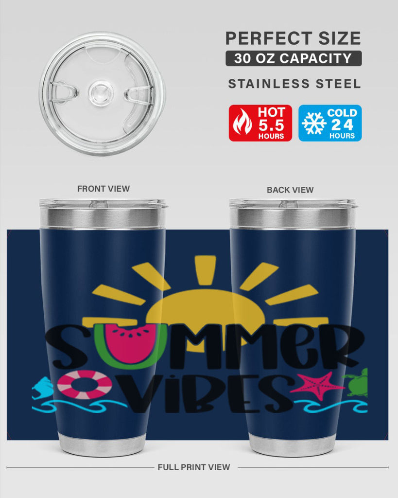 Summer Vibes Style 19#- summer- Tumbler