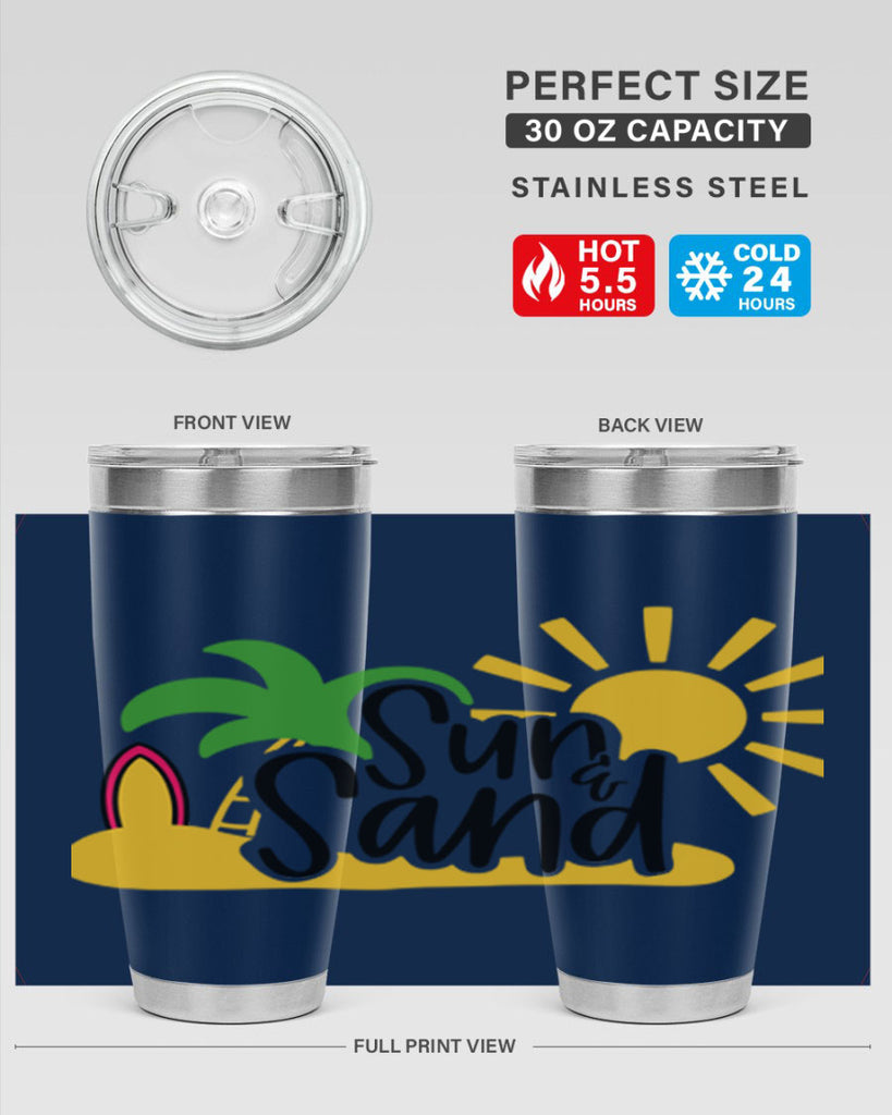 Sun Sand Style 17#- summer- Tumbler