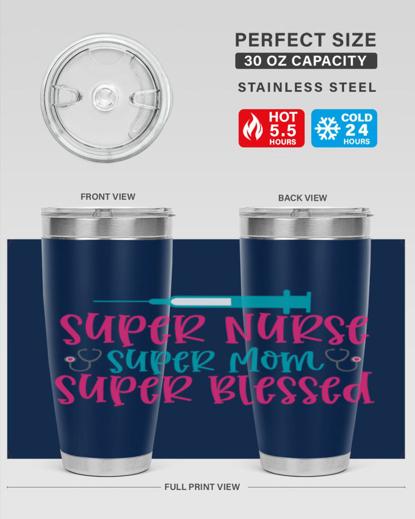 Super Nurse Super Mom Style Style 24#- nurse- tumbler