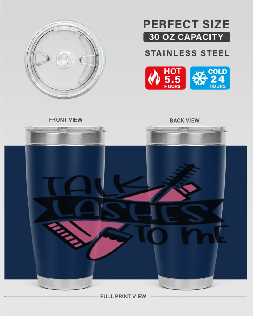 Talk Lashes To Me Style 17#- make up- Tumbler