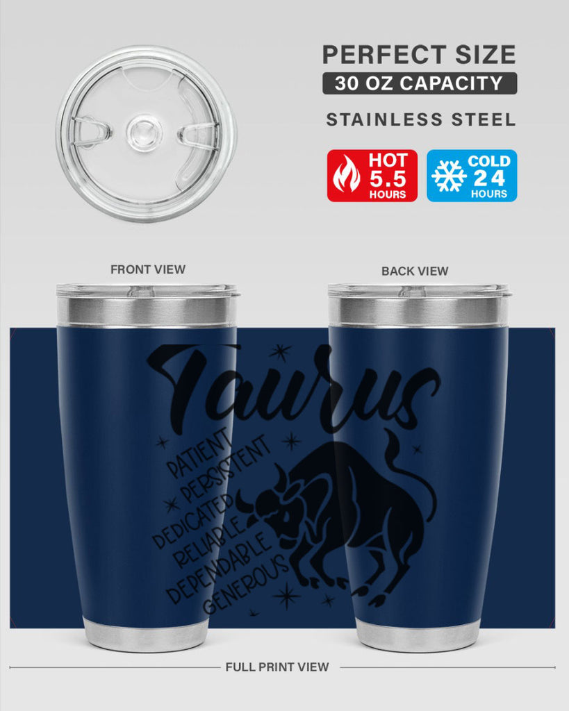 Taurus 492#- zodiac- Tumbler