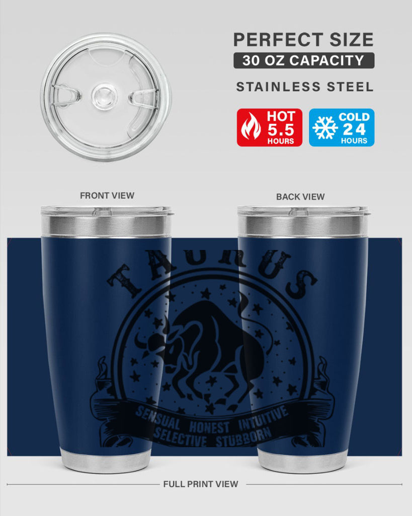Taurus 5#- zodiac- Tumbler