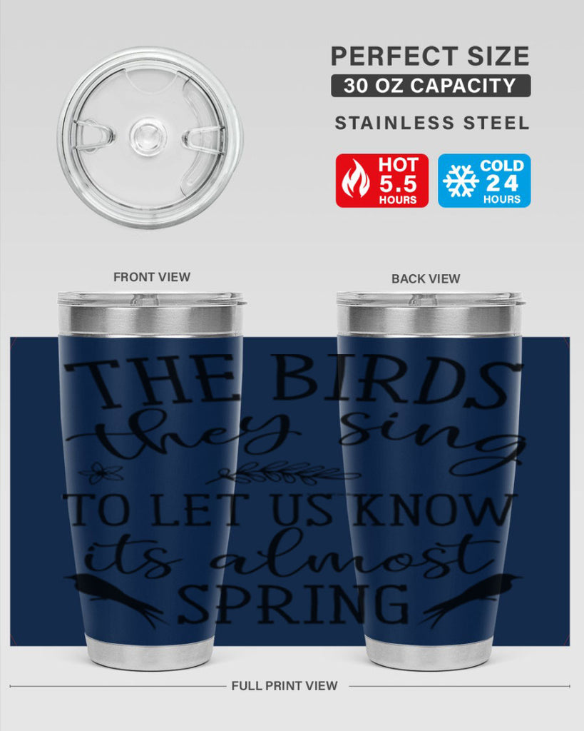 The birds they sing to 543#- spring- Tumbler