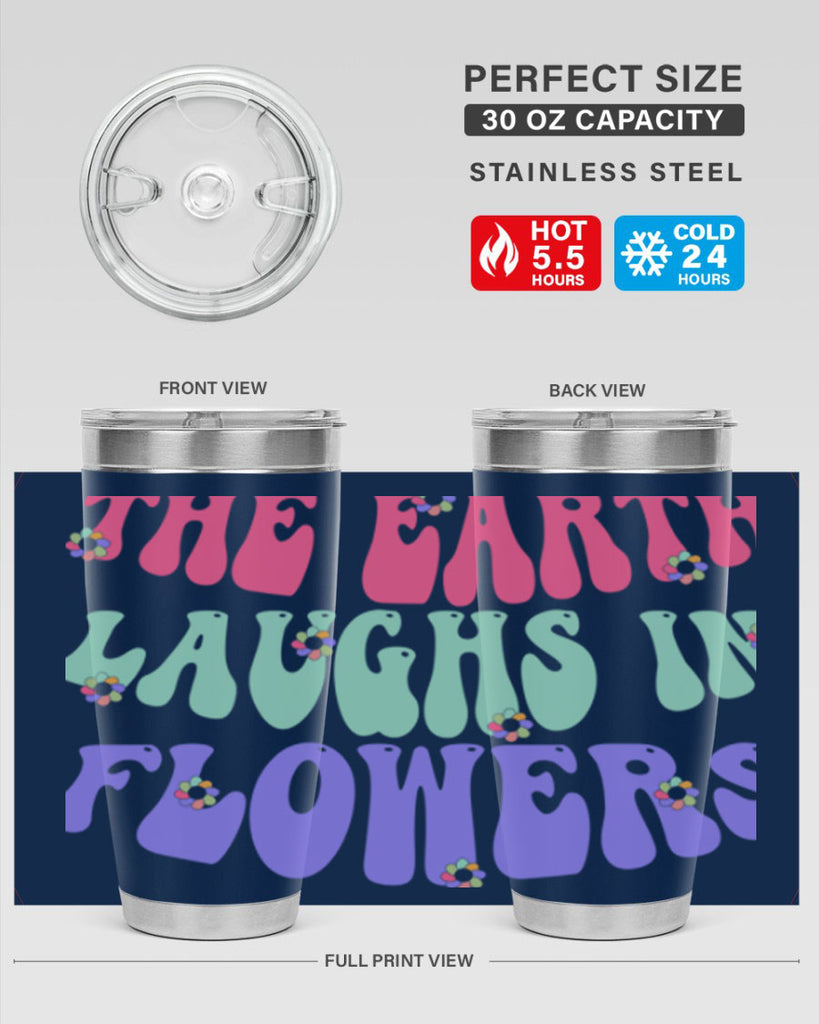 The earth laughs in flowers 532#- spring- Tumbler