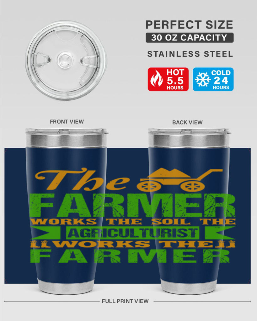The farmers work the soil 33#- farming and gardening- Tumbler