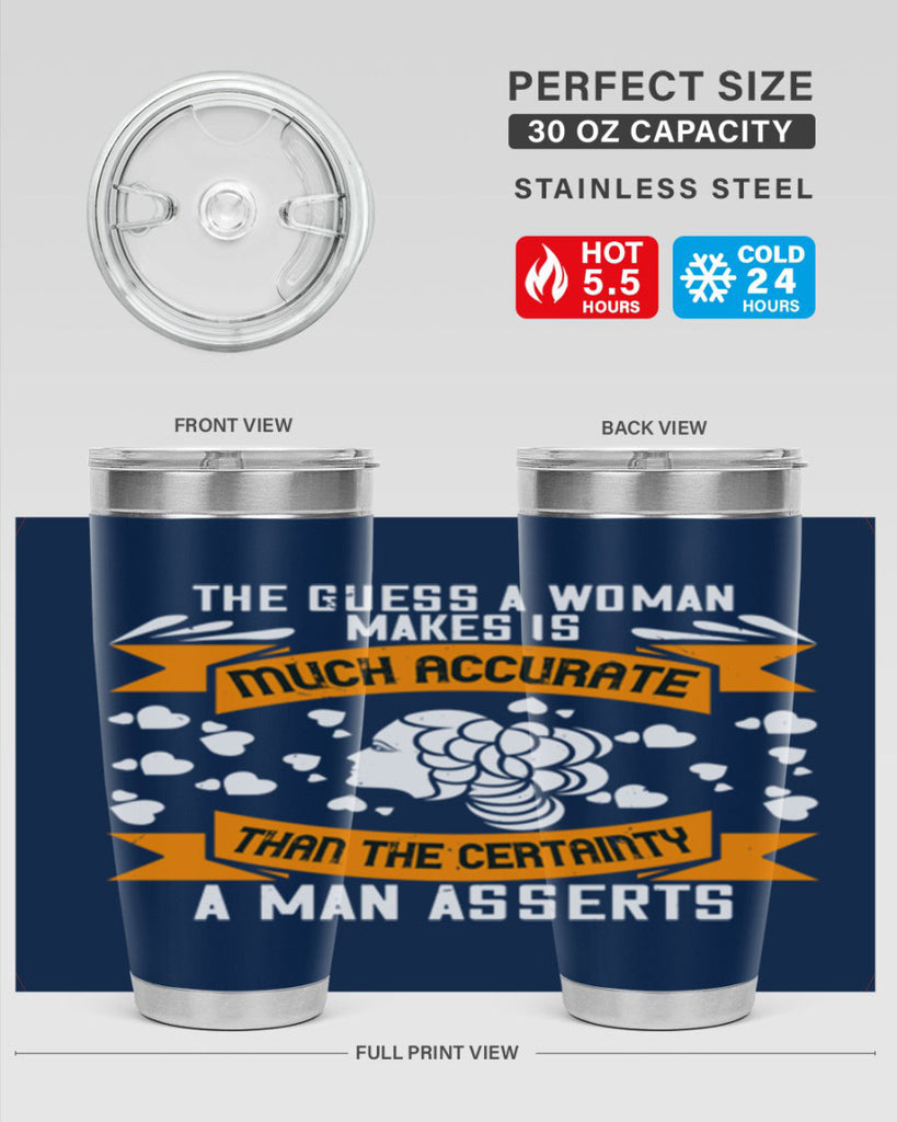 The guess a woman makes is much accurate Style 31#- womens day- Tumbler